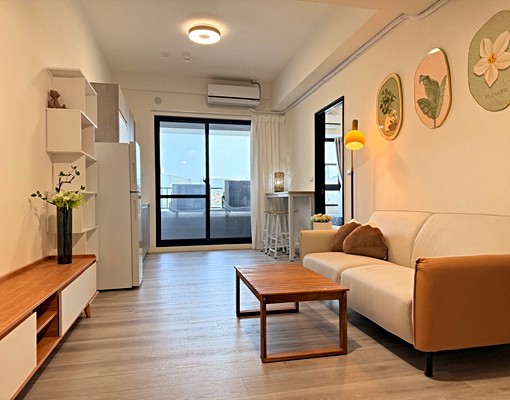 可貓/可租補/台積5分鐘/全新家具家電雙套房/可炊/含車管 - Image 2