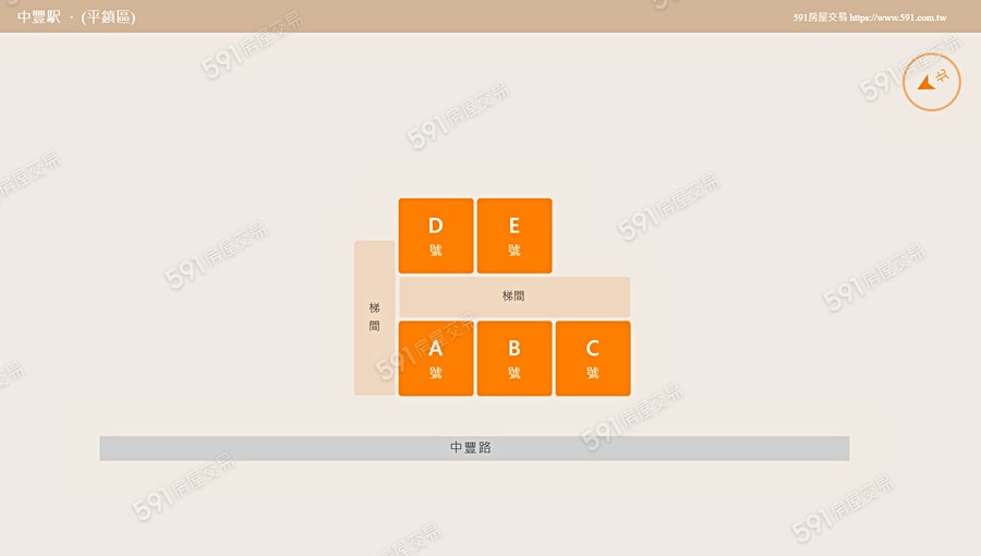 中豐駅平面圖