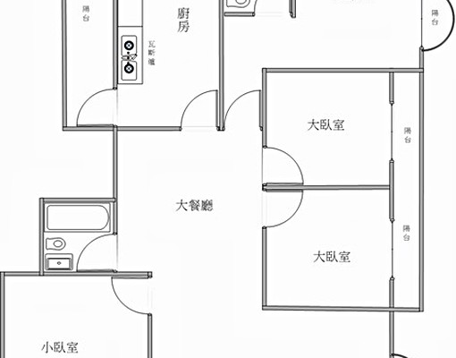 林口A9捷運旁-*-享受整層3+1房近60坪超大空間 - Image 3