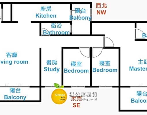 🍊文化中心新都廳寬敞明亮3+1房平車 - Image 3