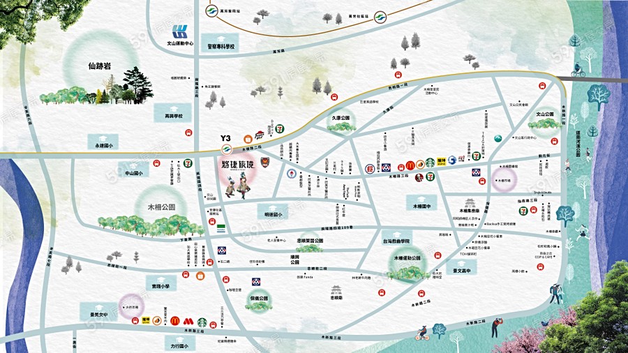 將捷旅境.真境交通圖