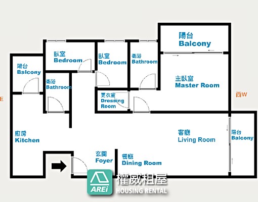 ✨近愛河文雄苑歐式採光三房平車-權威 - Image 3