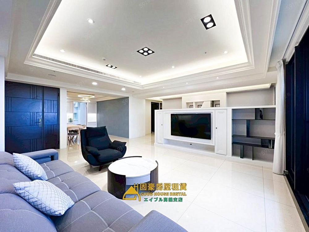 固豪👍美術館龍騰景觀典雅3+1房平車 - Image 1