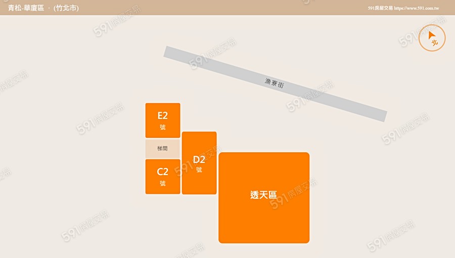 青松-華廈區平面圖