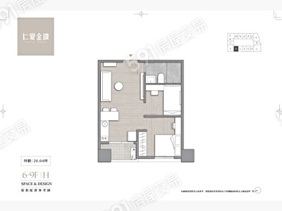 仁愛金鑽】新北市預售屋，格局規劃1~3房- 591新建案