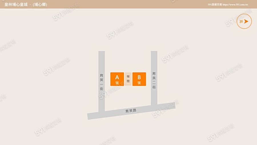 皇林埔心皇城平面圖