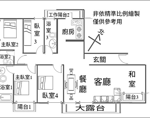 獨家》雙主臥4+1房3衛3採光+大露臺+靜巷+房間廁所皆開窗 - Image 3