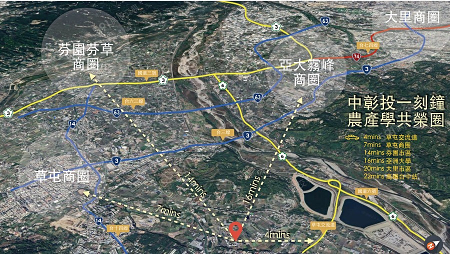 天允相寓交通圖