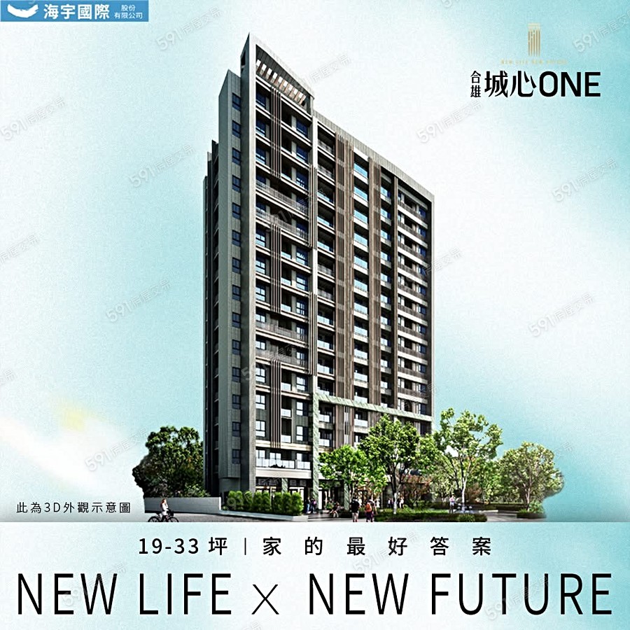 合雄城心ONE宣傳圖