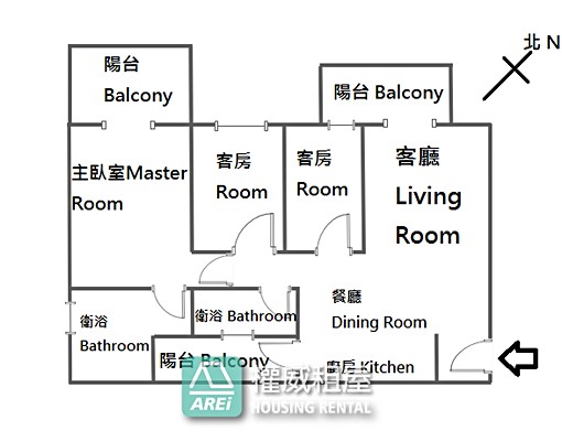 🚇MRT市政府新都廳歐風高樓三房含平車權威 - Image 2