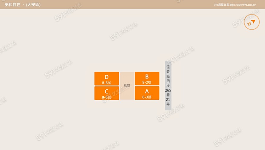 安和自在平面圖