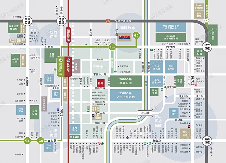 栩安-玖岳交通圖