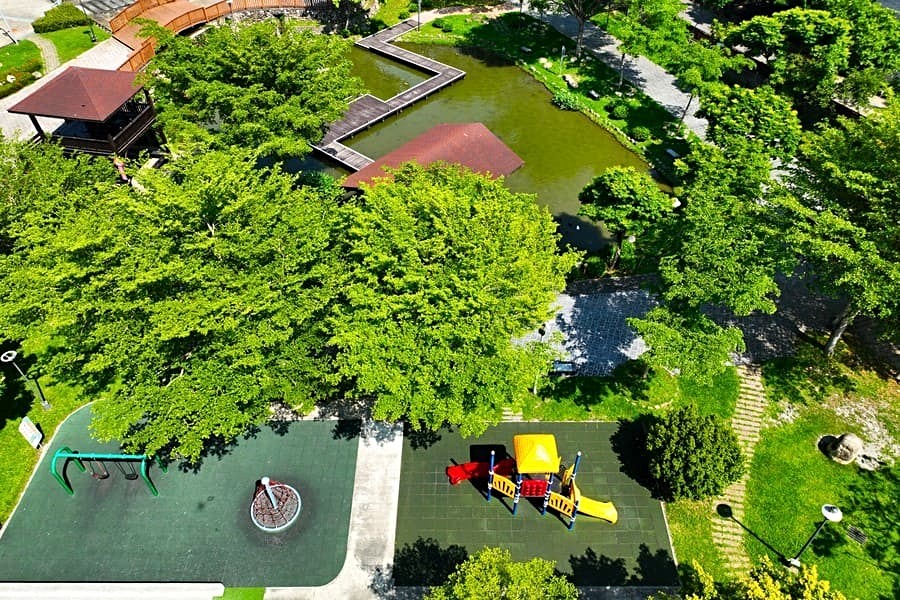 后里四號公園是當地指標綠地