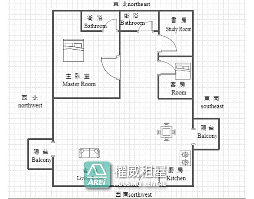🚊高鐵MRT璟美三面採光3+1房平車權威 - Image 3