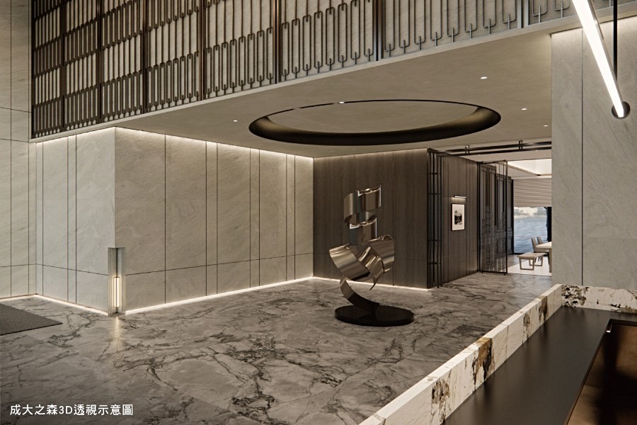 公設規劃多元豐富(模擬示意圖)