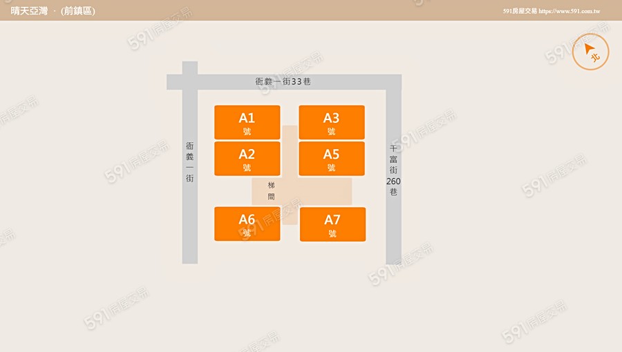 晴天亞灣平面圖