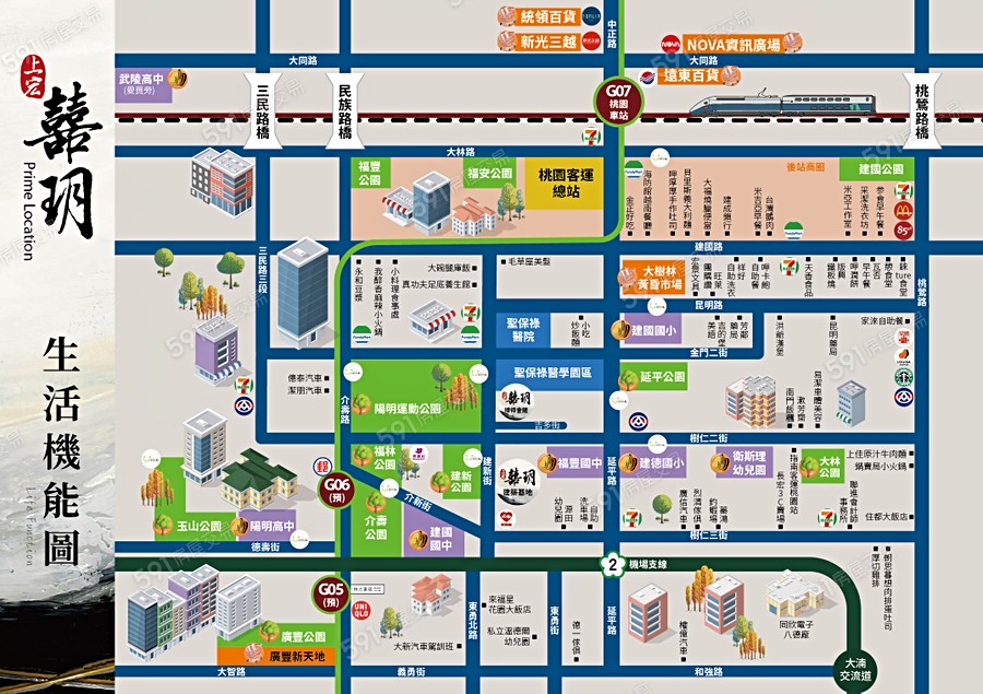 上宏囍玥交通圖