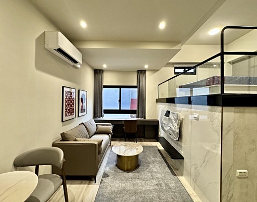 💥全新完工｜一卡皮箱馬上入！逢甲質感套房｜可租補、含傢俱 - Image 5