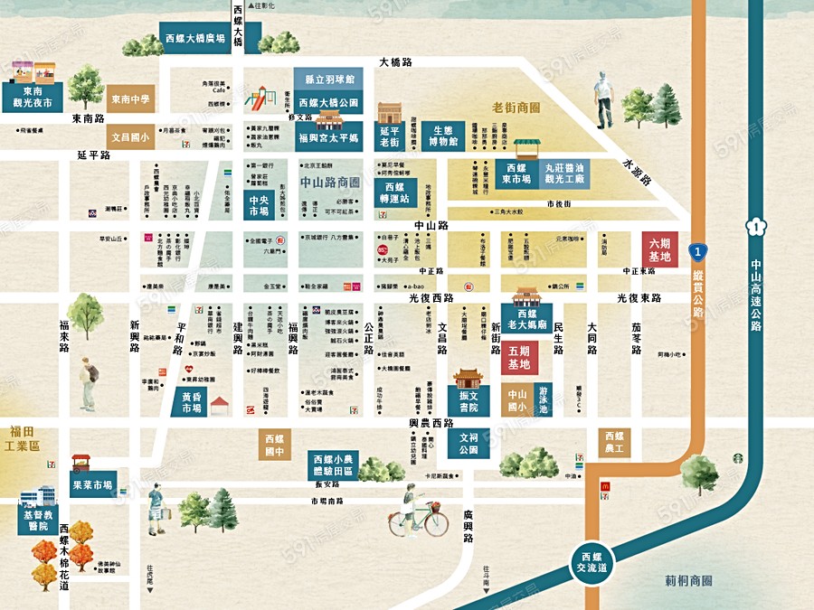 品味居NO.5交通圖