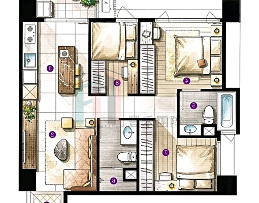 青埔A18時尚苑百萬裝潢3房車🌹含車含管 - 591租屋網 - Image 15