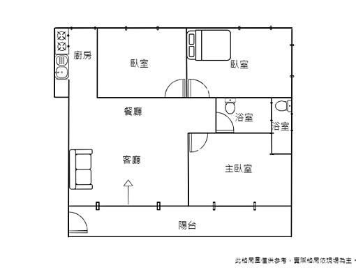 正修赤山商圈‧公寓2樓-大3房家俱電全-可租補 - Image 12