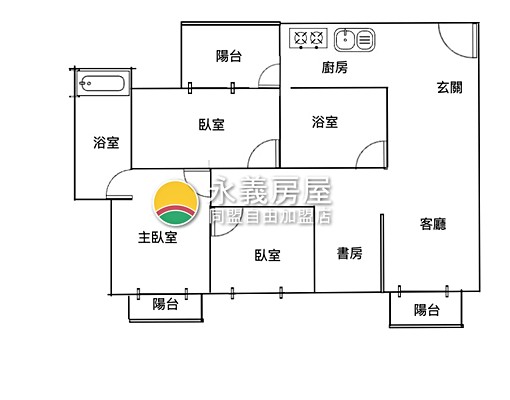 🚢觀港觀雲觀雨｜太普美術海新裝潢次高頂層｜大三房平車 - Image 3