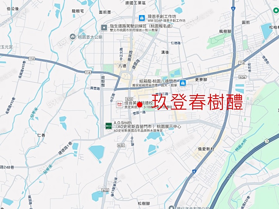 玖登春樹醴交通圖