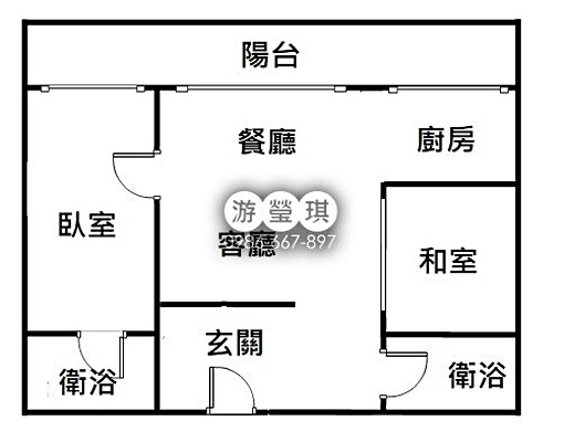 昇陽九樂高樓河景兩房東方美_全國不動產游瑩琪 - Image 15