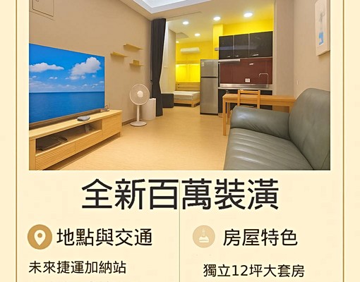 近龍山寺站、全新裝潢、安靜巷弄、挑高大套房 - Image 1