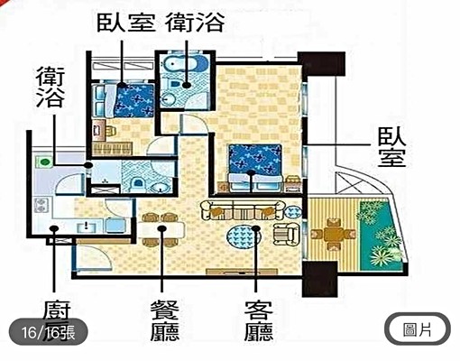 橋頭新市鎮#華雄交響樂#精裝3改2房有平車有家具電可直接入住 - Image 15
