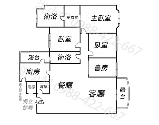 自租藝文特區3+1房,大衛營一層一戶獨立梯廳、大面寬客廳 - Image 18