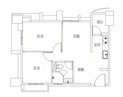 坤悅心里程2房2廳1衛附車位(總坪31.96)可租補 - Image 13