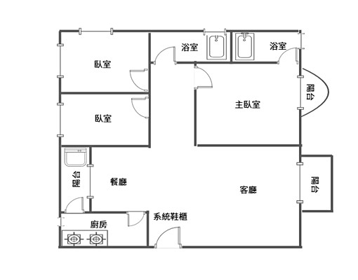 【可租補】新鎮三房平車三面採單邊戶✨近7-11商店街 - Image 11