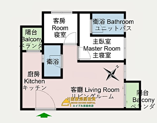 固豪👍高雄大學百達悠悅空屋2+1房平車 - Image 2