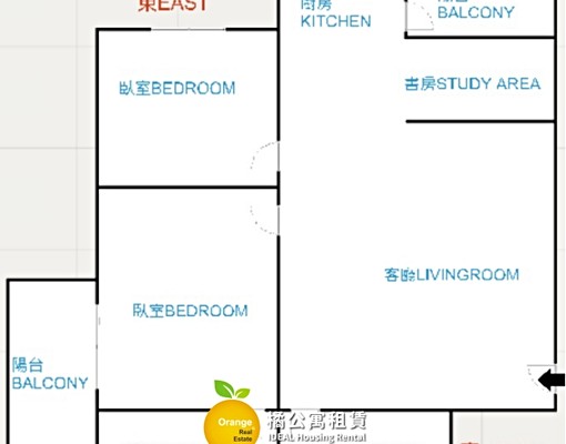🍊美麗島MRT達麗東京高樓泳池2+1房平車 - Image 2