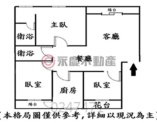 鳳山文山特區|文德國小旁採光明亮|大坪數邊間三房 - Image 13