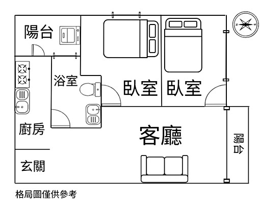 高雄大學|天砌晴|大室內2房(含管可租補) - Image 12