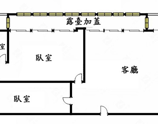 💓民權西路捷運⭐️露臺電梯兩房含管含車位/兩戶打通大坪數 - Image 15