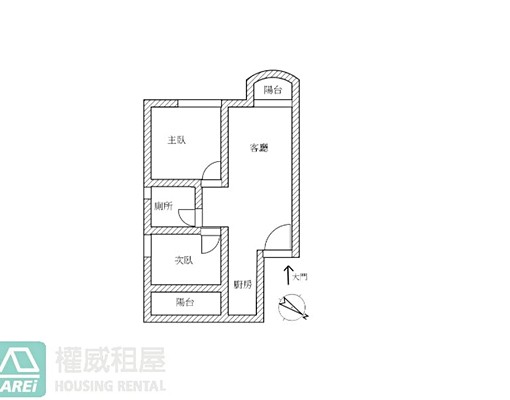 🎓品學之道兩房一廳實惠空屋可寵可租補-權威 - Image 3