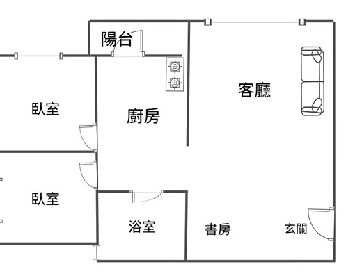 🌟家樂福旁劍橋高樓層景觀美2房✅租補✅家具電 - Image 6