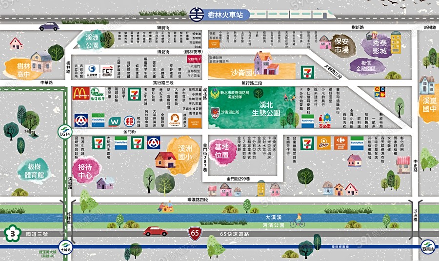 協和新中興交通圖