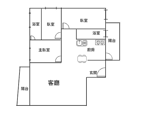 左營高鐵｜景觀大3房平移車｜明亮次高樓 - Image 2