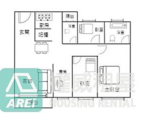 💯三多聯上iHOME現代三房平車可租補權威 - Image 3