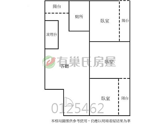 ⭐️近淡江大學三房｜田園芳鄰｜學生可合租｜拎包入住 - Image 3