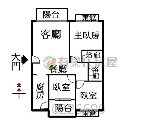 靜江悅機能三房+平車可租補入戶籍家樂福商圈 - Image 2