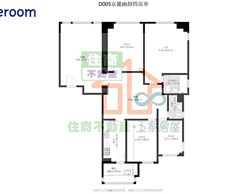 可租補🏠不用仲介費⭐水碓京畿大四房車(含車管)-五泰小凱 - Image 15