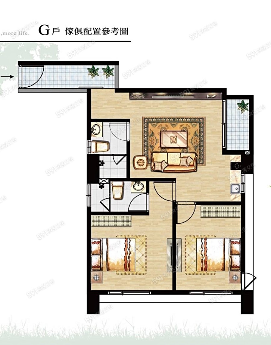 寶山曼尼3格局圖