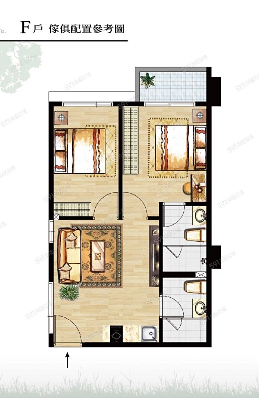 寶山曼尼3格局圖
