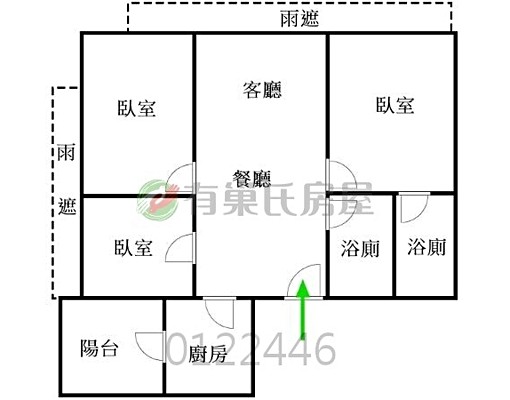 🚀【海洋都心2】拎包入住全配三房含車管理費🚀妮可 - Image 4
