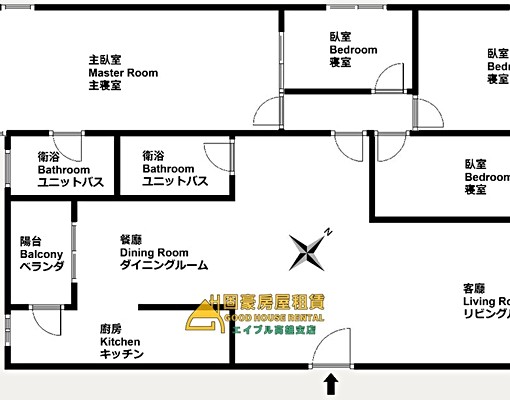 固豪👍可租補河堤心園大廈寬敞4房雙平車 - Image 3